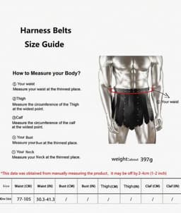 Leren Gladiator Heren Rok met Studs – Festival & Fetish Wear – Lak Leer PVC Look – One Size – Strict Dresscode – It’s a Crazy Land - Kinky Feesten — thumbnail 2