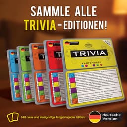 Trivia kaartenset: 648 vragen in 6 categorieën - Reisvriendelijke quiz voor 2-6 spelers | Geel — thumbnail 2