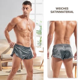 Satijnen boxershorts voor heren - Sexy ondergoed voor comfort en stijl — thumbnail 5