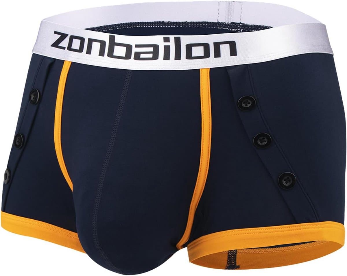 Heren Bamboe Boxer Slips Zacht en Ademend Ondergoed met 3D Pouch en Korte Pijp — afbeelding 1