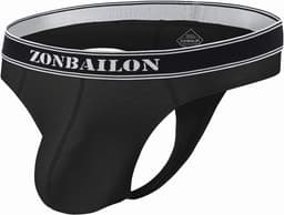 Comfortabele Heren Tanga met Brede Tailleband en Voorgevormde Zak - Zacht & Koel — thumbnail 1