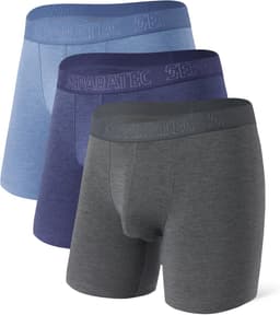 Heren Boxer Slips 3-Pack Ademend Ondergoed met Dual Pouch Technologie | Zacht Bamboe Rayon — thumbnail 1