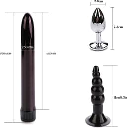 VIN® BDSM Extreme - Sex Toys voor Koppels - 35 Stuks - Seksspeeltjes voor Koppel - Zweepje Seks - Shibari Touw – Shibari – Bondagesets - Sexspeeltjes voor Koppels - Couple Games – Bondagesets – Boeienset, Handboeien, Tepelklemmen, etc - Zwart — thumbnail 3