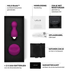 LELO HULA Beads – Kegel-Oefenkegels – Draaiend – Deep Rose — thumbnail 2