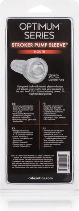 CalExotics - Stroker Pump Sleeve Mouth - Sleeves Transparant — thumbnail 4