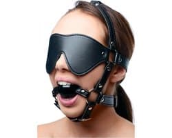 Kunstleren Masker Met Ball Gag