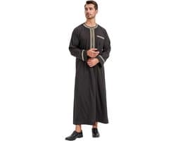 Islamitische kleding voor heren, gebedskleding voor mannen, kaftan voor heren, lange mouwen, Saoedi-Arabische moslimjurk, Dubai, islamitische geschenken