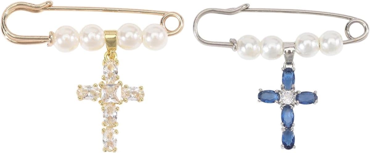 2 stuks 2 kleuren bruidsboeket hanger elegante huwelijksgeschenken broche voor de bruid betekenisvol cadeau wordt aan bruidsboeket of jurk bevestigd — afbeelding 1