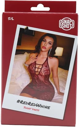Snapshot - #redredwine - Sexy Jurkje - One Size - Wijnrood — thumbnail 4