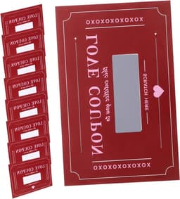 Kraskaarten Liefdes - Date Ideeën - Relatie Versterken - Unieke Activiteiten - 14x9cm - Rood — thumbnail 1
