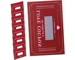 Kraskaarten Liefdes - Date Ideeën - Relatie Versterken - Unieke Activiteiten - 14x9cm - Rood