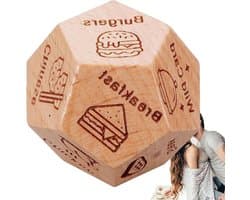 Dobbelspel Koppels - Date Night Spel - Romantische Avonden - Houten Materiaal - 5 x 5 x 5 cm