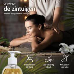 Vibratissimo 'Coconut': exotische massageolie met kokosnoot, liefdesolie, erotische olie, 1000 ml — thumbnail 5