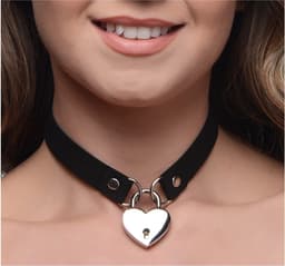 Lock-It Heart Choker Met Afsluitbaar Hartje — thumbnail 7