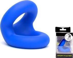 Sport Fucker - Rugby Ring - Rekbare Cockring - Blauw — thumbnail 8
