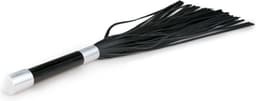 Lange flogger met metalen handvat — thumbnail 4
