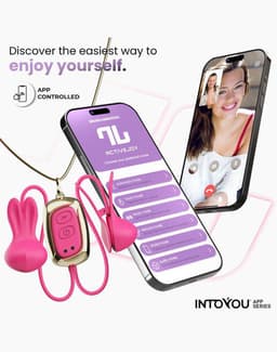 IY - Tickly - Vibrerende Tepelklemmen met ketting - App Control - Roze — thumbnail 5