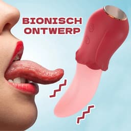 longziming Lick Tong Vibrator - Zuiger en Likkende Stimulator - Sex Toy voor Vrouwen - Stimulator met Likkende Tong - Voor Koppels - Silicone Erotisch Speelgoed — thumbnail 7