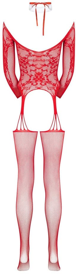 Christine - Jingle Belle Open Crotch Bodystocking — thumbnail 2