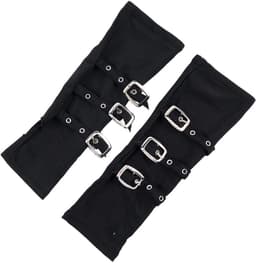 Allecto Plus - Vingerloze Handschoenen Gothic Punk Vrouwen Zwart Hip Hop Rock Stijl Arm Warmers. — thumbnail 6