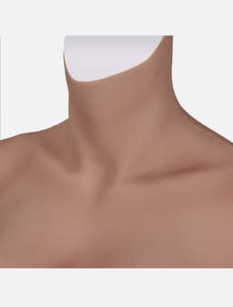 Siliconen Borsten- plus size L XL Borstprothese-Nep borsten- E cup- Cosplay- Travestie-Transgender-Crossdresser-Travestiet-100% siliconen-Breastplate — thumbnail 4