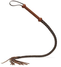 Liebe Seele - The Equestrian Leather Single Tail Whip - Leren Bull Whip — thumbnail 1