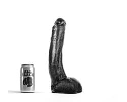 All Black Anaal Dildo 26 x 5 cm - zwart