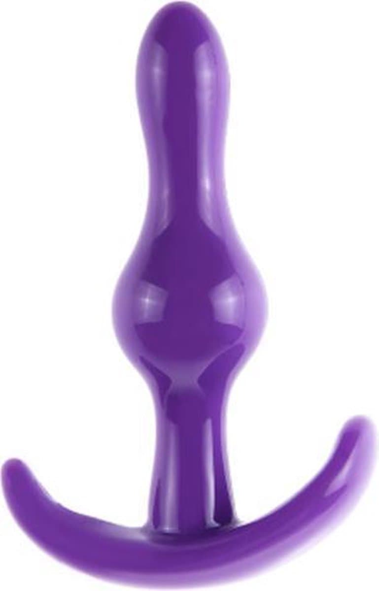 Siliconen Butt Plug Beginners voor hem of haar I Paars I 9CM — afbeelding 1