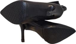 RUON- HALFHOOG LEDERLOOK LAARSJE-NAALDHAK 8 CM-EXTRA PURSE-38 — thumbnail 3