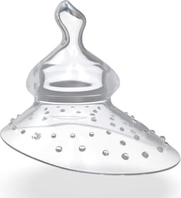 Siliconen Borstvoeding Tepelschild - Siliconen Borstvoeding Nipple Shield - Comfortabel en Pijnloos Borstvoeding Geven - Handsfree Borstvoedingservaring - Zacht Silicone met Verlengde Tepel — thumbnail 5