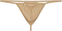 WOH heren microfiber G-string personal allure mesh beige — thumbnail 7