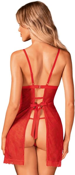 Obsessive - Claussica Babydoll & Thong XS/S — thumbnail 10