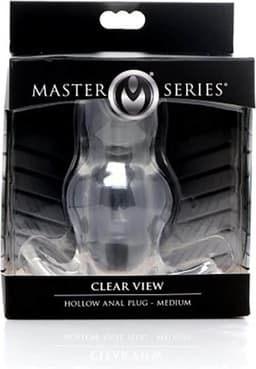 XR Brands Clear View - Holle Anale Plug - Medium clear — thumbnail 3