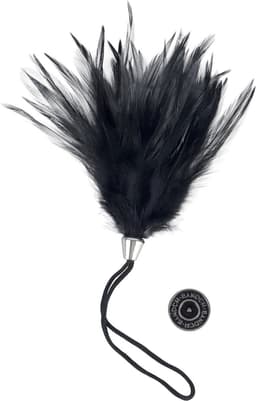 Banoch | Tantra long feather black | streel veer zwart — thumbnail 6