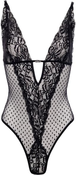 Sensuele openkruis body Dewi- zwart — thumbnail 3