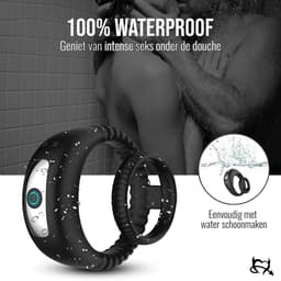Toys Hub® Vibrerende Cockring - Incl. E-BOOK - 10 Vibraties – Met Opbergzakje - Penisring voor Mannen – Met Clitoris Stimulator - Cockring Vibrerend - Sex Toys Couples & Koppels — thumbnail 7