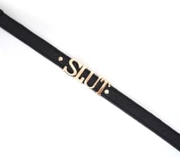 Liebe Seele - Demon's Kiss - Curved Collar Met Leash - Luxe En exclusief ontwerp - Zwart/Goud — thumbnail 10