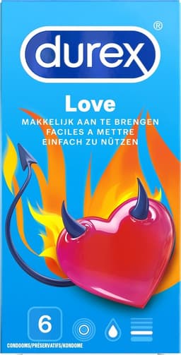 Durex - Condooms Love 6st - Thin Feel Close Fit 10st — thumbnail 10