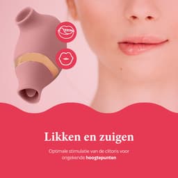 Intimagic Luchtdruk Vibrator en Clitoris Likker 2 in 1 - Pleasure Clit Stimulator Seksspeeltje Love Toys Sex Toy Adult Toy Oplaadbaar — thumbnail 3