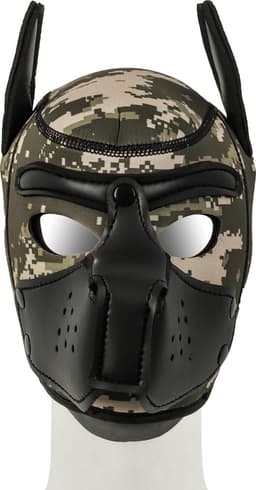 Banoch - Lindo Perrito Neoprene - honden masker puppy - camouflage — thumbnail 1