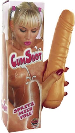 You2Toys – Cumshot Dildo met Interne Reservoir voor Vloeistoffen Knijpbaar – 21 cm 80 ml - beigeig — thumbnail 5
