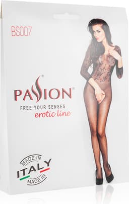 PASSION Jaimy Bond zwarte catsuit met open kruis — thumbnail 4