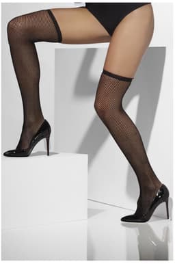 Zwarte hold up netkousen — thumbnail 1