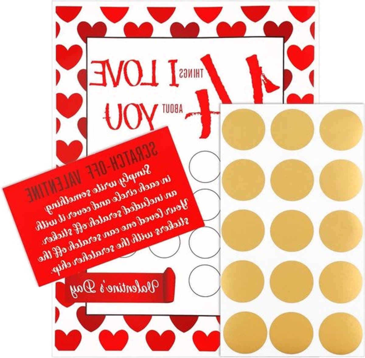 Kraskaarten - Grappig - Valentijnsdag - 28x21cm - Ondeugend - Cadeau - Jubileum - Verjaardag - Geschikt voor - Vriend Man Vrouw - Valentijnsdagkaarten - Hem Haar — afbeelding 1