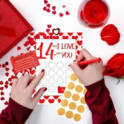 Kraskaarten - Grappig - Valentijnsdag - 28x21cm - Ondeugend - Cadeau - Jubileum - Verjaardag - Geschikt voor - Vriend Man Vrouw - Valentijnsdagkaarten - Hem Haar — thumbnail 3