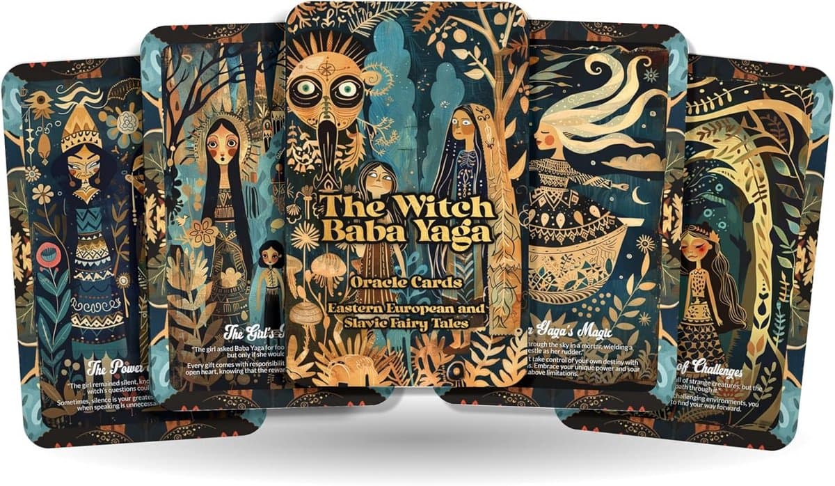 Ibiza The Witch Baba Yaga - 22 Oracle Cards - Explore Mysteries and Oude Feminine Wisdom — afbeelding 1