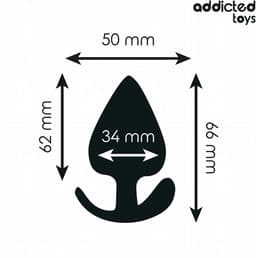 Addicted Toys - Anale Plug Silicone Size M 6.6 Cm — thumbnail 2