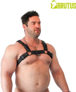 Brutus Vegan Bulldog Harnas - Zwart - Maat L/XL — thumbnail 2