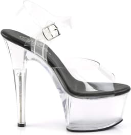 Dames Plateau Sandalen met Hoge Hak en Enkelband — thumbnail 2