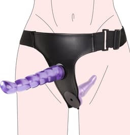 VIVIDIA Strapon Voorbinddildo - Pegging Harnas - Strap On Voor Mannen & Vrouwen - Met Extra Buttplug — thumbnail 6